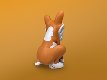 Load image into Gallery viewer, Sitting Dog Figure: Chocolate
