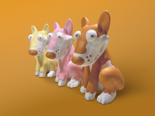 Load image into Gallery viewer, Sitting Dog Figure: Chocolate
