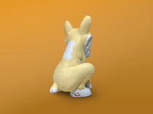 Load image into Gallery viewer, Sitting Dog Figure: Vanilla
